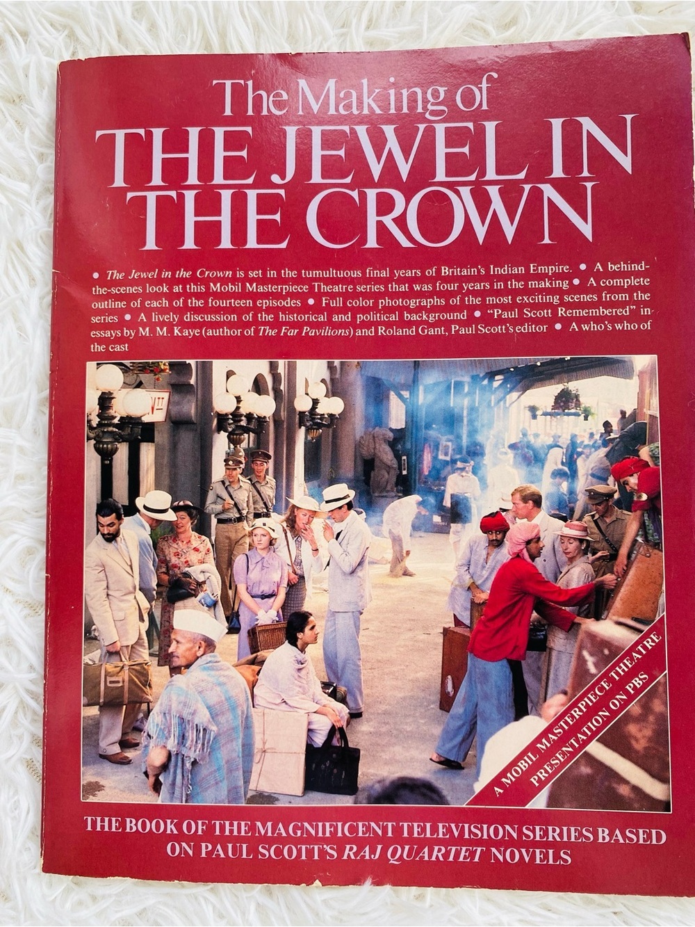 The Making of The Jewel of the Crown PB 1984 Masterpiece Theatre Raj Quartet BTS